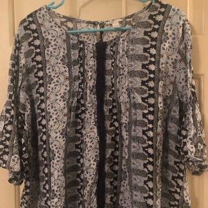 Super Cute Lightweight 3/4 Sleeve Top